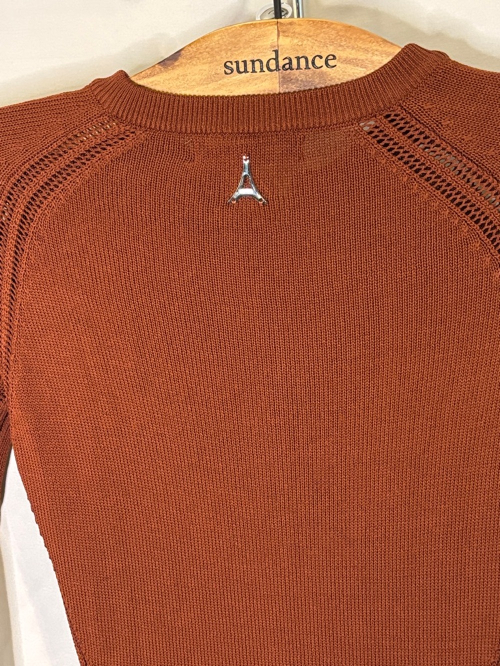 Seamless Zip-Front Ribbed Jumpsuit - Rust - Picture 5 of 7